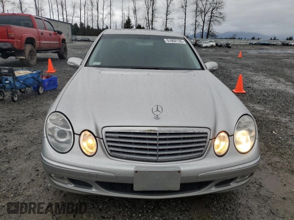 2003 Mercedes-Benz E-Class 3.2L with VIN WDBUF65J83A155932, listed as a Copart auction lot 51002135 with 59,835 mi miles and Clean Title. Bid and sale history available at carsss.com. Image 5.