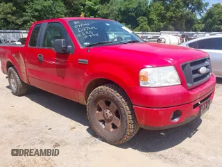 2007 Ford F-150 STX with VIN 1FTRX12W37KD27646, listed as a IAAI auction lot 42259231 with 186,713 mi miles and . Bid and sale history available at DreamBid. Image 1.