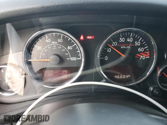 2016 Jeep Wrangler Unlimited Rubicon with VIN 1C4BJWFG4GL252209, listed as a Copart auction lot 58525725 with 46,604 mi miles and Salvage title. Bid and sale history available at DreamBid. Image 9.