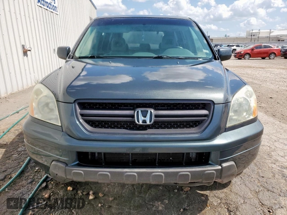 2003 Honda Pilot EX z VIN 2HKYF18583H593038, wystawiony jako Copart lot #59750725 z przebiegiem 249 921 mil mil oraz Czysty tytuł • Clean title. Historia ofert i sprzedaży dostępna na DreamBid. Obrazek 5.