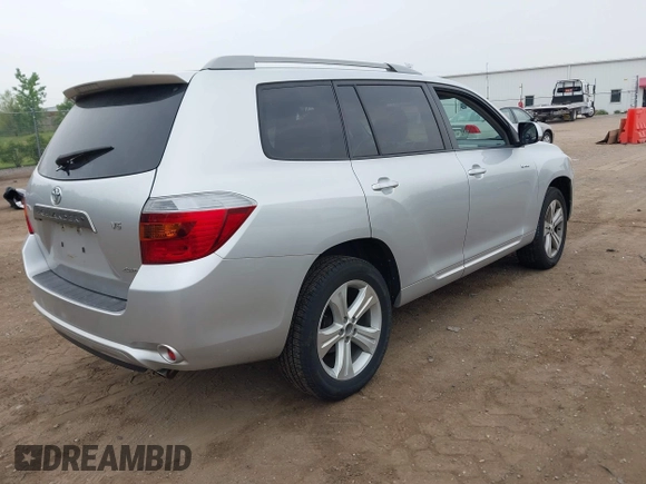 2008 Toyota Highlander Sport with VIN JTEES43AX82033014, listed as a IAAI auction lot 42517366 with 245,368 mi miles and . Bid and sale history available at DreamBid. Image 4.