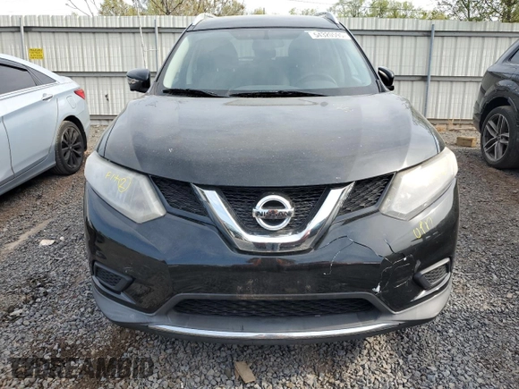 2016 Nissan Rogue SV with VIN KNMAT2MV1GP647313, listed as a Copart auction lot 54320595 with 105,490 mi miles and Salvage Title. Bid and sale history available at carsss.com. Image 5.