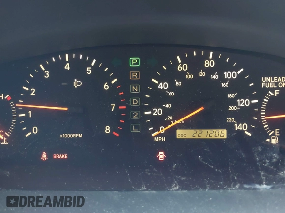 2001 Lexus ES with VIN JT8BF28GX10317370, listed as a IAAI auction lot 41512950 with 221,206 mi miles. Bid and sale history available at carsss.com. Image 7.