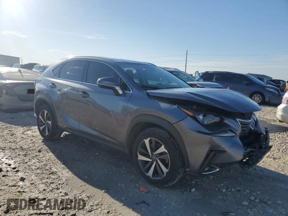 2019 Lexus NX 300 z VIN JTJBARBZ7K2188705, wystawiony jako Copart lot #55131045 z przebiegiem 71 737 mil mil oraz Szkoda całkowita • Salvage title. Historia ofert i sprzedaży dostępna na DreamBid. Obrazek 4.
