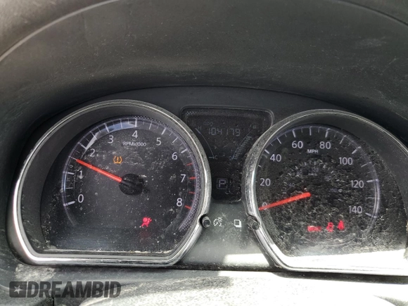 2016 Nissan Versa S with VIN 3N1CN7AP6GL836043, listed as a Copart auction lot 61931055 with 104,179 mi miles and Salvage title. Bid and sale history available at DreamBid. Image 9.
