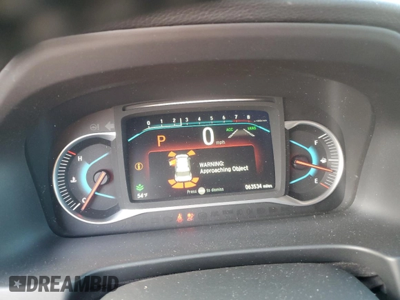 2020 Honda Pilot Elite with VIN 5FNYF6H01LB047889, listed as a Copart auction lot 54593715 with 63,534 mi miles and Salvage title. Bid and sale history available at DreamBid. Image 9.