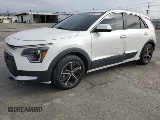 2023 Kia Niro LX with VIN KNDCP3LE4P5100312, listed as a Copart auction lot 86381344 with 55,339 mi miles and Salvage Title. Bid and sale history available at carsss.com. Image 1.
