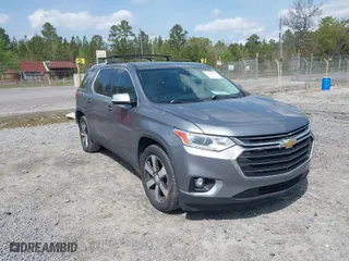 2018 Chevrolet Traverse LT Leather with VIN 1GNERHKW5JJ212911, listed as a IAAI auction lot 41923593 with 109,023 mi miles. Bid and sale history available at carsss.com. Image 1.