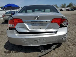 2010 Honda Civic LX with VIN 2HGFA1F57AH586100, listed as a Copart auction lot 50066965 with 192,401 mi miles and Salvage Title. Bid and sale history available at DreamBid. Image 6.