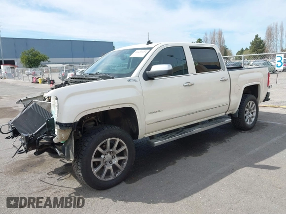 2014 GMC Sierra 1500 Denali z VIN 3GTU2WEJ3EG551266, wystawiony jako IAAI lot #41631624 z przebiegiem 120 214 mil mil oraz . Historia ofert i sprzedaży dostępna na DreamBid. Obrazek 2.