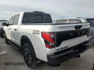 2023 Nissan Titan SV with VIN 1N6AA1ED9PN100532, listed as a Copart auction lot 77188054 with 51,100 mi miles and Non repairable. Bid and sale history available at DreamBid. Image 2.