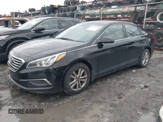 2016 Hyundai Sonata 2.4L with VIN 5NPE24AF7GH280779, listed as a IAAI auction lot 41559208 with 119,068 mi miles and . Bid and sale history available at carsss.com. Image 18.