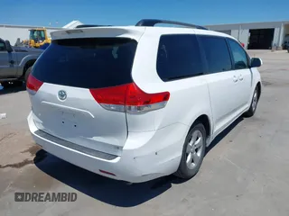 2011 Toyota Sienna LE AAS with VIN 5TDKK3DC1BS150109, listed as a IAAI auction lot 42067808 with 186,811 mi miles and . Bid and sale history available at DreamBid. Image 4.