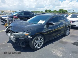 2016 Nissan Maxima S z VIN 1N4AA6AP3GC434993, wystawiony jako IAAI lot #42457183 z przebiegiem 100 569 mil mil oraz . Historia ofert i sprzedaży dostępna na DreamBid. Obrazek 2.