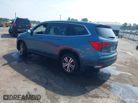 2018 Honda Pilot EX-L with VIN 5FNYF6H52JB050535, listed as a IAAI auction lot 42576721 with 99,280 mi miles and . Bid and sale history available at DreamBid. Image 3.