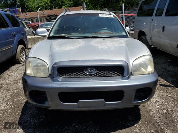 2004 Hyundai Santa Fe z VIN KM8SB12B14U711904, wystawiony jako Copart lot #58957365 z przebiegiem 214 051 mil mil oraz Szkoda całkowita • Salvage title. Historia ofert i sprzedaży dostępna na DreamBid. Obrazek 5.