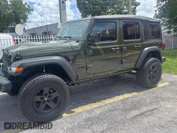 2023 Jeep Wrangler Willys with VIN 1C4HJXDN1PW530435, listed as a Copart auction lot 64590515 with 4,363 mi miles and Clean title. Bid and sale history available at DreamBid. Image 2.