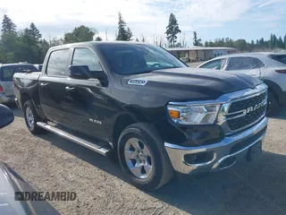 2023 Ram 1500 Big Horn with VIN 1C6RRFFG5PN665341, listed as a IAAI auction lot 42386273 with 40,075 mi miles and . Bid and sale history available at DreamBid. Image 1.