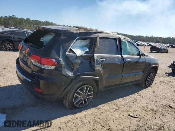 2020 Jeep Grand Cherokee Limited with VIN 1C4RJEBG9LC244499, listed as a Copart auction lot 87688735 with 44,766 mi miles and Salvage Title. Bid and sale history available at carsss.com. Image 3.