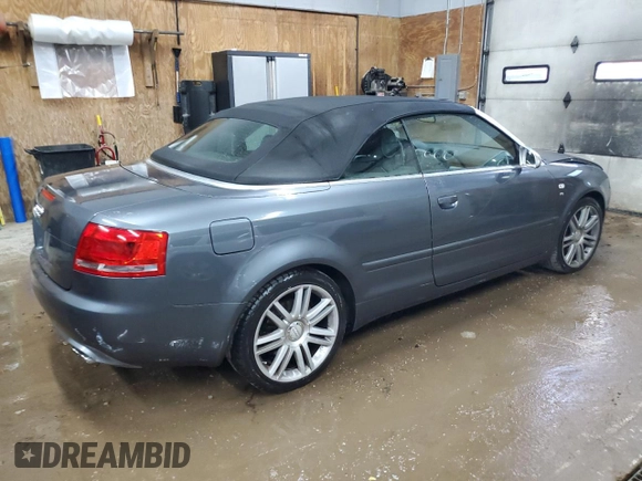 2007 Audi S4 with VIN WUARL48H27K901209, listed as a Copart auction lot 70796354 with 65,403 mi miles and Clean Title. Bid and sale history available at carsss.com. Image 3.