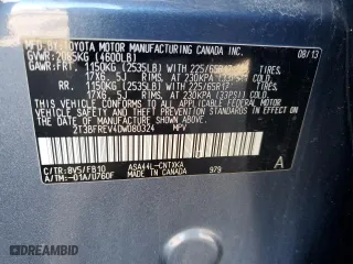 2013 Toyota RAV4 LE with VIN 2T3BFREV4DW080324, listed as a Copart auction lot 46670025 with 160,770 mi miles and Salvage Title. Bid and sale history available at carsss.com. Image 15.