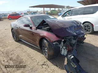 2018 Ford Mustang EcoBoost with VIN 1FA6P8THXJ5185643, listed as a IAAI auction lot 41562837 with 58,397 mi miles and . Bid and sale history available at carsss.com. Image 1.