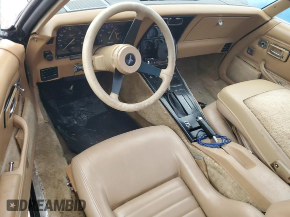 1981 Chevrolet Corvette with VIN 1G1AY8765BS415756, listed as a Copart auction lot 76858154 with 68,139 mi miles and Salvage Title. Bid and sale history available at carsss.com. Image 8.