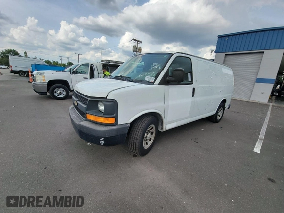 2013 Chevrolet Express Cargo with VIN 1GCSGAFX2D1167247, listed as a IAAI auction lot 42241325 with 203,002 mi miles and . Bid and sale history available at DreamBid. Image 9.