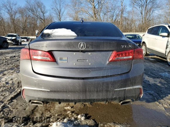2018 Acura TLX with VIN 19UUB2F34JA007099, listed as a Copart auction lot 89063435 with 40,000 mi miles and Salvage Title. Bid and sale history available at carsss.com. Image 6.