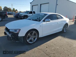 2013 Audi S5 Premium Plus with VIN WAUCGAFRXDA010875, listed as a Copart auction lot 76959124 with 138,950 mi miles and Salvage Title. Bid and sale history available at carsss.com. Image 1.