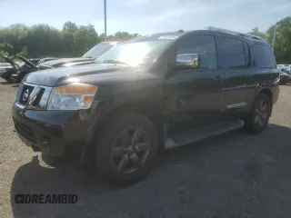 2013 Nissan Armada Platinum z VIN 5N1AA0NE7DN610472, wystawiony jako Copart lot #59812005 z przebiegiem 142 947 mil mil oraz Czysty tytuł • Clean title. Historia ofert i sprzedaży dostępna na DreamBid. Obrazek 1.