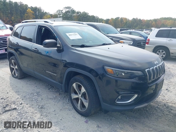 2019 Jeep Cherokee Limited with VIN 1C4PJMDX2KD235618, listed as a IAAI auction lot 40672263 with 82,117 mi miles and . Bid and sale history available at carsss.com. Image 1.