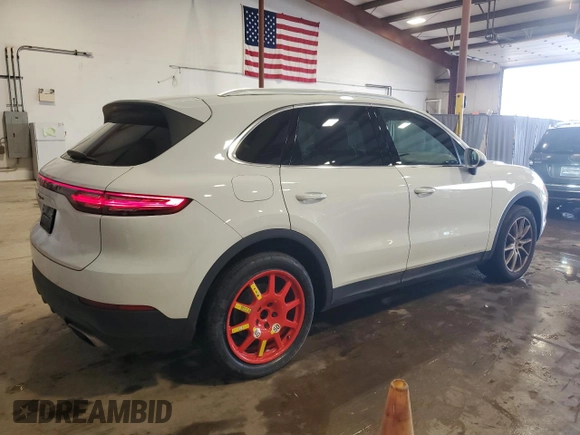 2021 Porsche Cayenne with VIN WP1AA2AY6MDA10403, listed as a Copart auction lot 56296855 with 63,880 mi miles and Salvage title. Bid and sale history available at DreamBid. Image 3.
