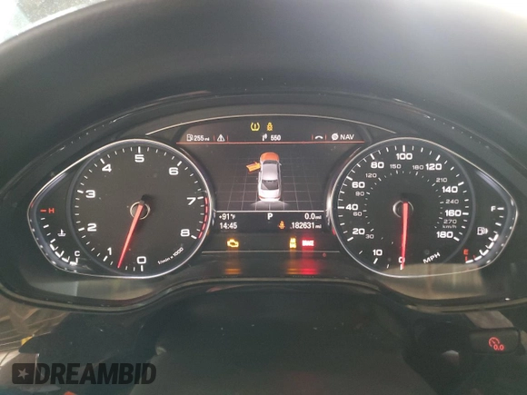 2011 Audi A8 with VIN WAURVAFD4BN004628, listed as a Copart auction lot 52244125 with 182,631 mi miles and Clean title. Bid and sale history available at DreamBid. Image 9.