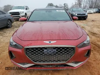 2019 Genesis G70 3.3T Advanced with VIN KMTG34LEXKU021830, listed as a Copart auction lot 85062154 with 81,475 mi miles and Salvage Title. Bid and sale history available at carsss.com. Image 5.