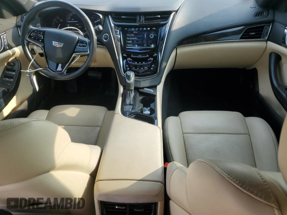 2017 Cadillac CTS Luxury AWD with VIN 1G6AX5SX7H0141380, listed as a Copart auction lot 58999135 with 91,003 mi miles and Salvage title. Bid and sale history available at DreamBid. Image 8.