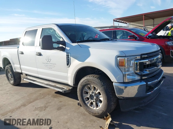 2021 Ford Super Duty F-250 SRW XL with VIN 1FT7W2B65MEC22603, listed as a IAAI auction lot 41251511 with 79,485 mi miles. Bid and sale history available at carsss.com. Image 1.