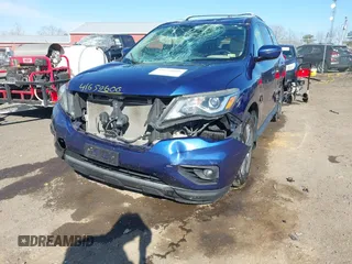 2017 Nissan Pathfinder SV with VIN 5N1DR2MM4HC631842, listed as a IAAI auction lot 41650606 with 148,956 mi miles. Bid and sale history available at carsss.com. Image 6.