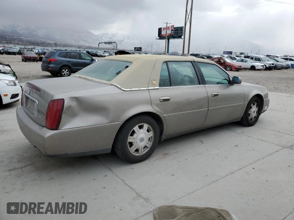 2003 Cadillac DeVille with VIN 1G6KD54Y83U111244, listed as a Copart auction lot 45117065 with 94,580 mi miles and Salvage Title. Bid and sale history available at carsss.com. Image 3.