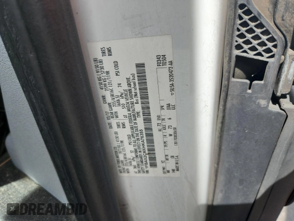 2017 Ford Transit XL с VIN 1FBAX2CMXHKA76355, выставлен на аукционе Copart как лот 66123155 с пробегом 73 943 миль миль и Чистый • Clean title. История ставок и продаж доступна на DreamBid. Изображение 12.