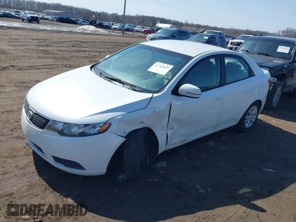 2013 Kia Forte EX with VIN KNAFU4A20D5738442, listed as a IAAI auction lot 41763829 with 127,968 mi miles. Bid and sale history available at carsss.com. Image 2.