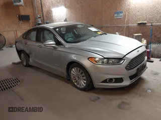 2015 Ford Fusion SE Hybrid with VIN 3FA6P0LU4FR151040, listed as a IAAI auction lot 41376155 with 120,486 mi miles. Bid and sale history available at carsss.com. Image 1.