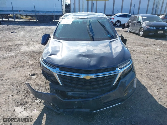 2022 Chevrolet Equinox LT with VIN 2GNAXUEV5N6140000, listed as a IAAI auction lot 41629013 with 57,626 mi miles. Bid and sale history available at carsss.com. Image 12.