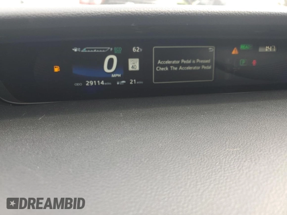 2019 Toyota Mirai with VIN JTDBVRBD6KA006509, listed as a Copart auction lot 45912985 with 29,114 mi miles and Salvage title. Bid and sale history available at DreamBid. Image 9.