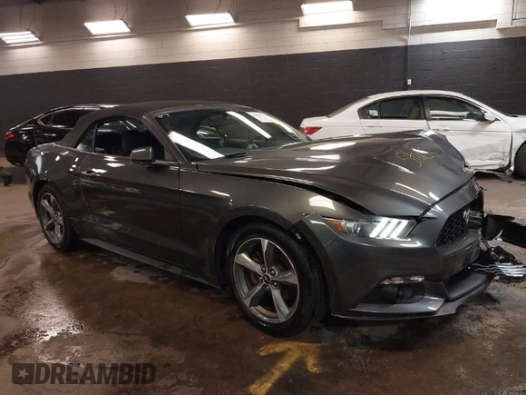 2017 Ford Mustang V6 with VIN 1FATP8EM5H5238210, listed as a IAAI auction lot 41983430 with 18,792 mi miles and . Bid and sale history available at carsss.com. Image 1.
