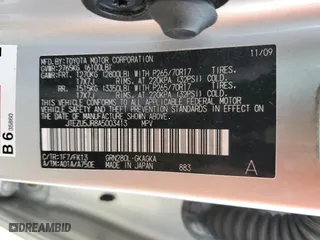 2010 Toyota 4Runner SR5 with VIN JTEZU5JR8A5003413, listed as a Copart auction lot 52416375 with 170,321 mi miles and Salvage Title. Bid and sale history available at carsss.com. Image 13.