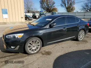 2014 Kia Cadenza Premium with VIN KNALN4D77E5143886, listed as a Copart auction lot 83951574 with 0 mi miles and Clean Title. Bid and sale history available at carsss.com. Image 1.