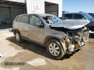 2012 Kia Sorento LX with VIN 5XYKT3A12CG190620, listed as a Copart auction lot 48409665 with Not Provided miles and Salvage Title. Bid and sale history available at DreamBid. Image 4.