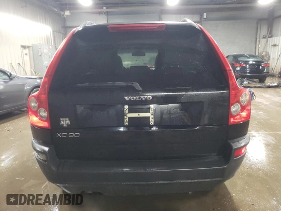 2006 Volvo XC90 2.5L Turbo with VIN YV4CY592061290473, listed as a Copart auction lot 85811134 with 158,339 mi miles and Salvage Title. Bid and sale history available at carsss.com. Image 6.