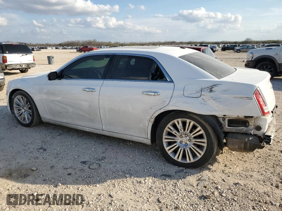 2014 Chrysler 300 with VIN 2C3CCAEG0EH166641, listed as a Copart auction lot 43961855 with 125,655 mi miles and Salvage Title. Bid and sale history available at carsss.com. Image 2.